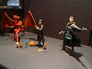 Painted figures at Toyfaire 2001
